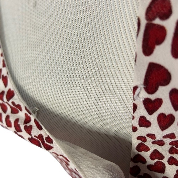 Anine Bing Womens Leah Wrap Heart Print Dress Sz XS Sleeveless V Neck - Picture 10 of 14